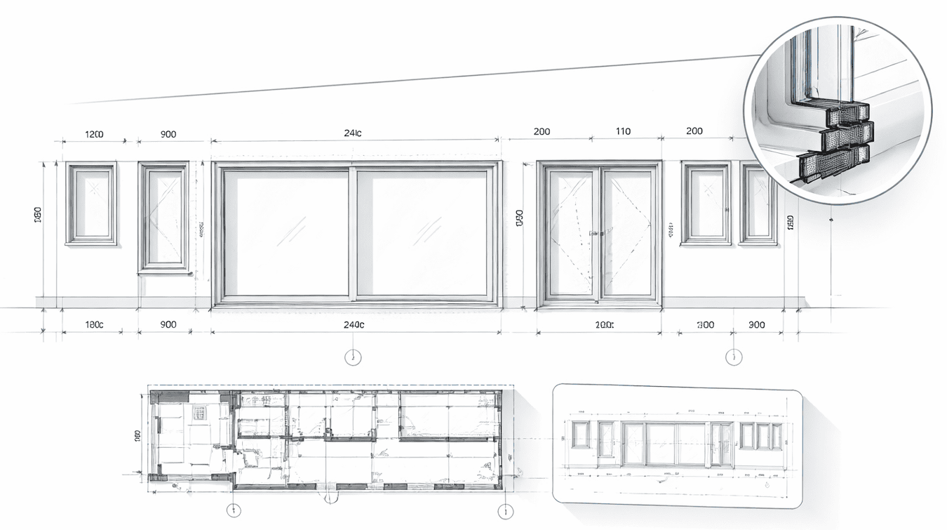 Fenhaus - brėžinių vizualas